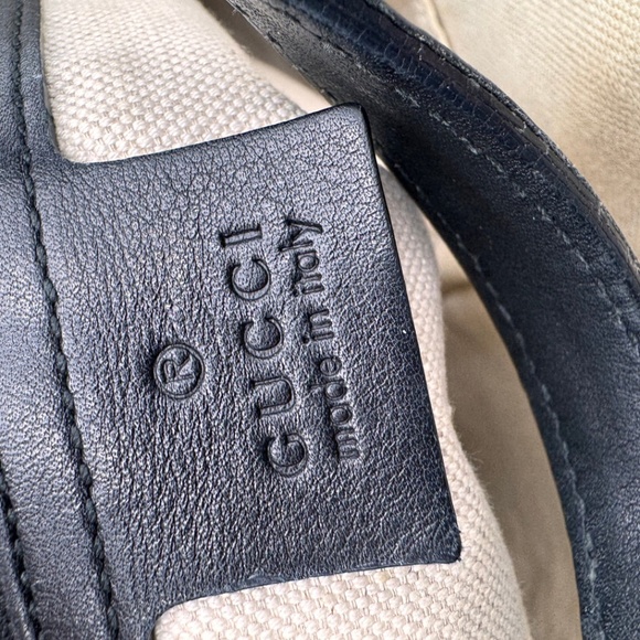 GUCCI Micro Guccisima Patent Top Handle Bag - Picture 13 of 14